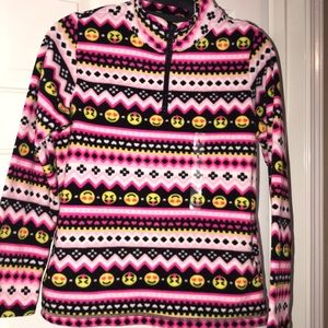 VERY WARM AND CUTE EMOJI FLEECE PULLOVER 😊